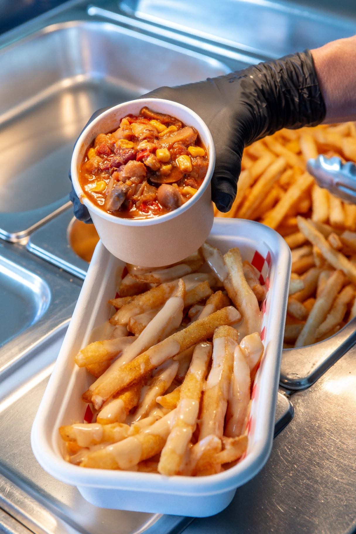 Mrs'Sippy BBQ food and menu display